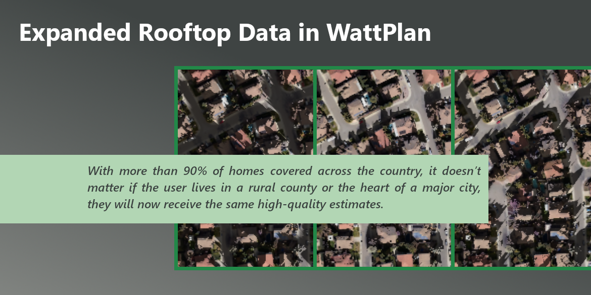 WattPlan expands coverage of solar rooftop data